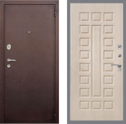 Дверь Рекс (REX) 2 Медный Антик FL-183 Беленый дуб 860х2050 мм