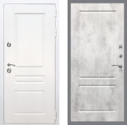 Дверь Рекс (REX) Премиум-н Силк Сноу FL-117 Бетон светлый