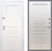 Дверь Рекс (REX) Премиум-н Силк Сноу FL-243 Лиственница беж 860х2050 мм